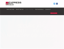 Tablet Screenshot of expressdata.co.uk